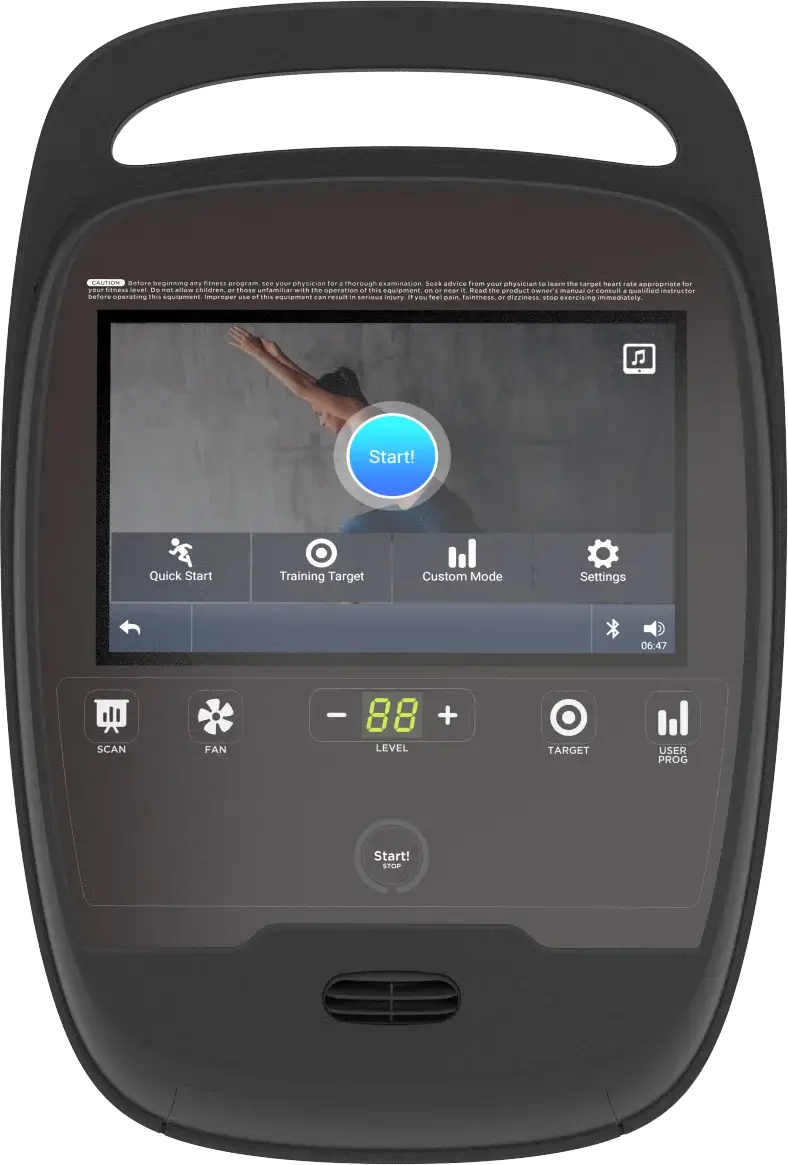 French Fitness E420T Elliptical w/10" Touch Console (New) Image 2