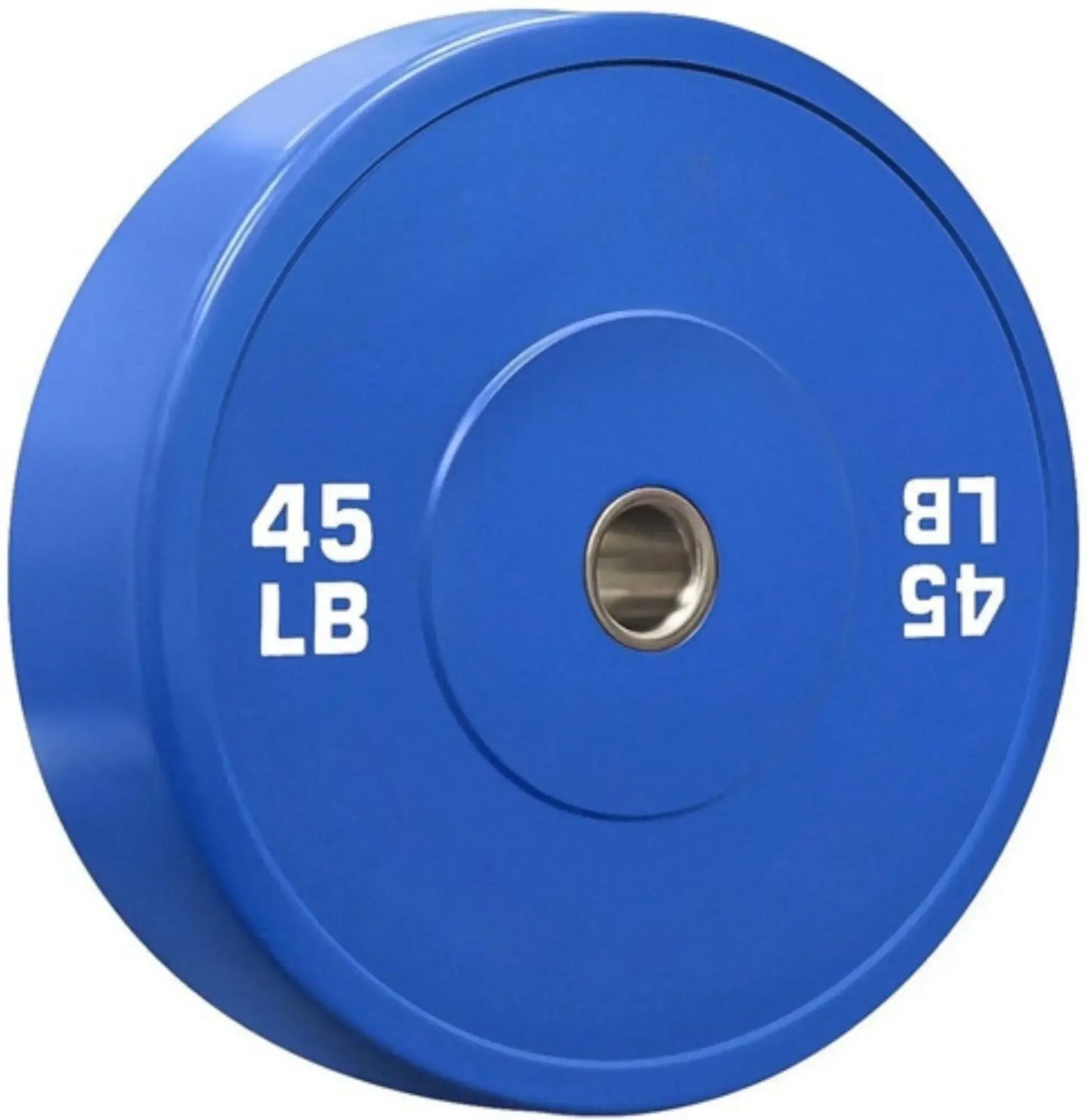 French Fitness Olympic Colored Bumper Plate Set 190 lbs - Blank (New) Image 5