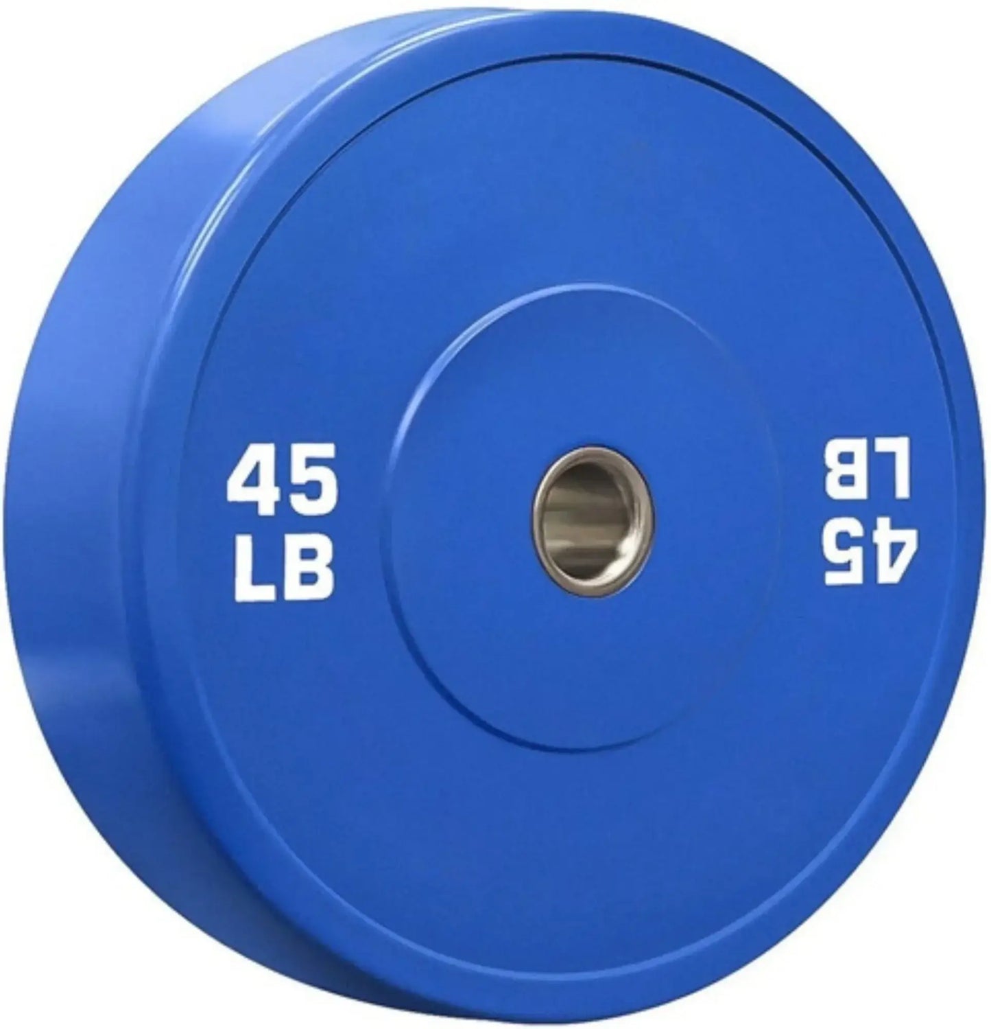 French Fitness Olympic Colored Bumper Plate Set 370 lbs - Blank (New) Image 6
