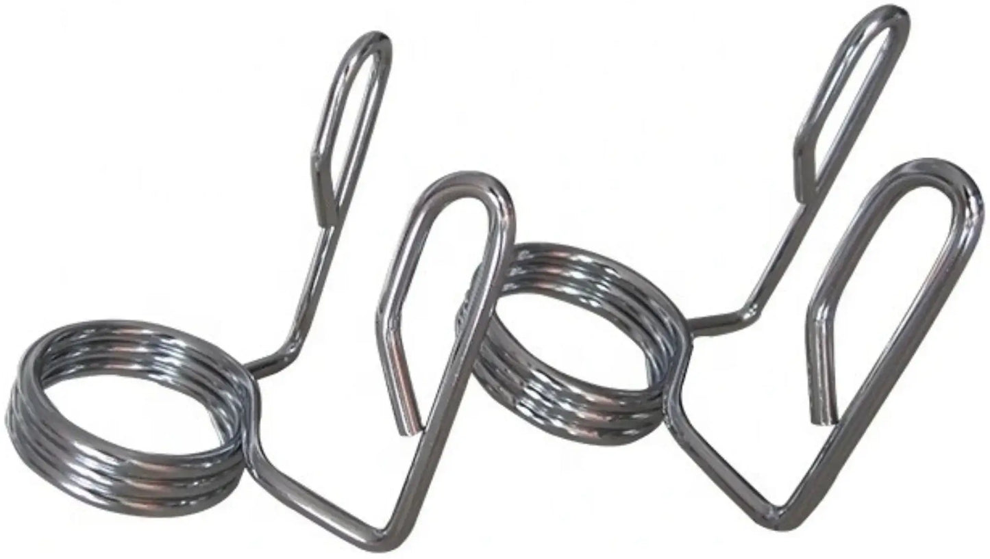 French Fitness Colored Rubber Grip Weight Plate Set w/7 ft Olympic Bar 235 lbs + Bench (New) Image 5