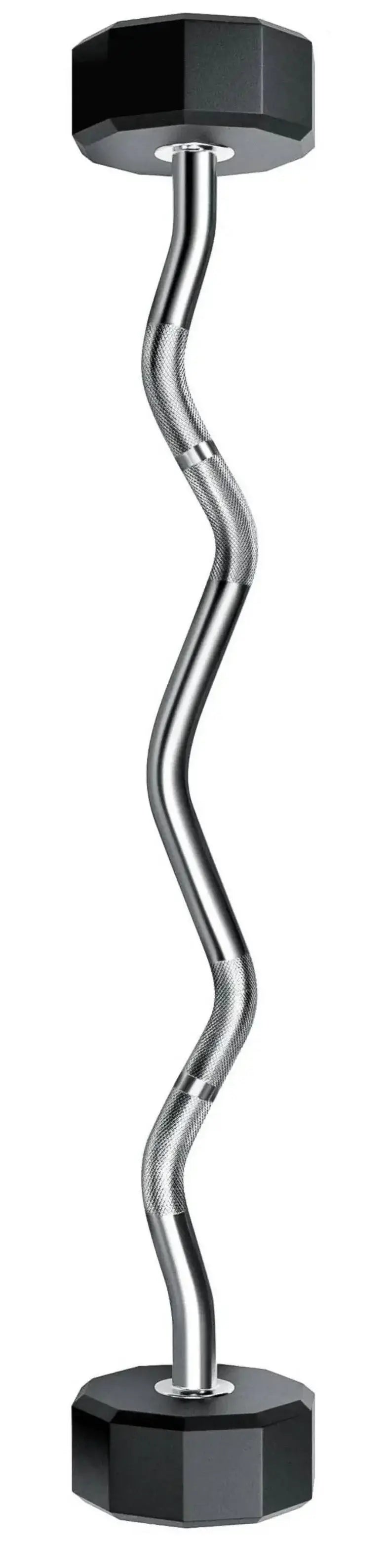 French Fitness EZ Curl Urethane Barbell Bar Set of 5 (20-60 lbs) (New) Image 6