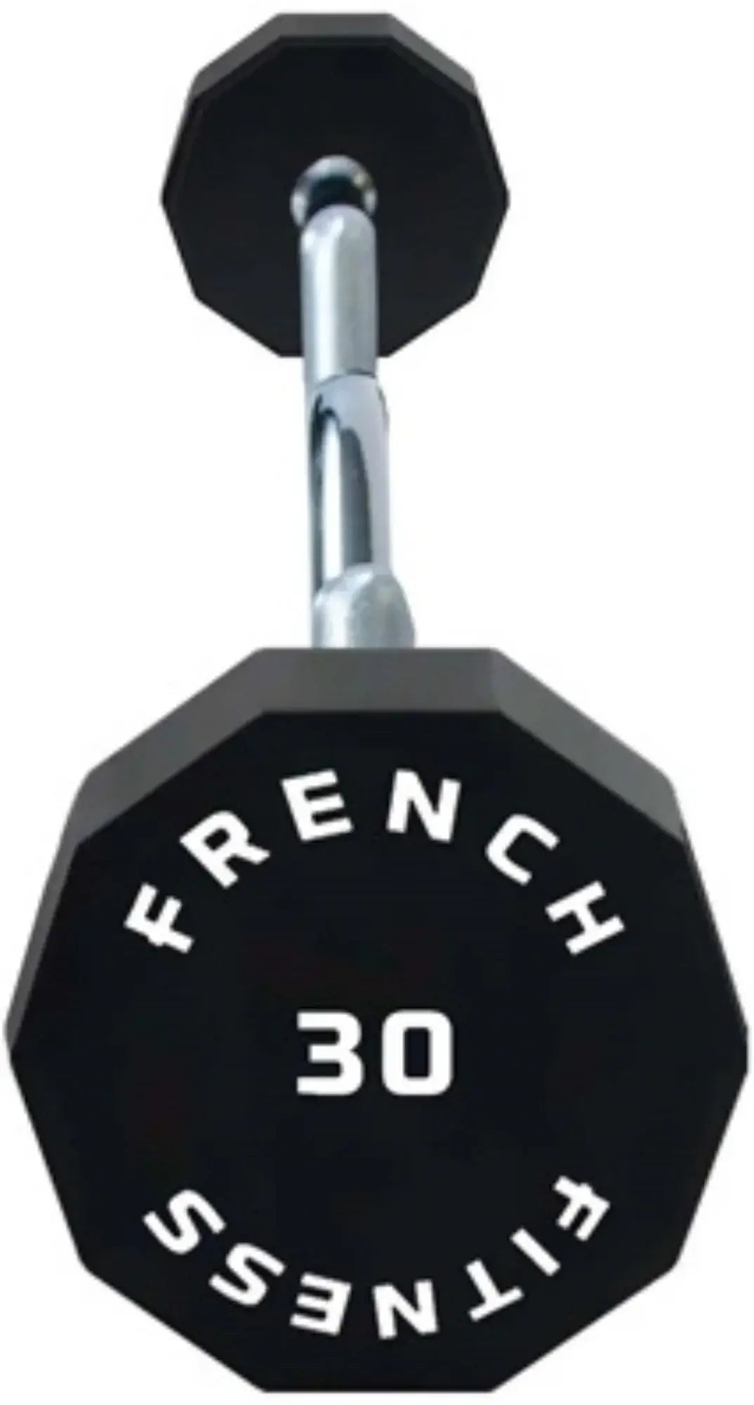French Fitness EZ Curl Urethane Barbell 30 lbs - Single (New) Image 2