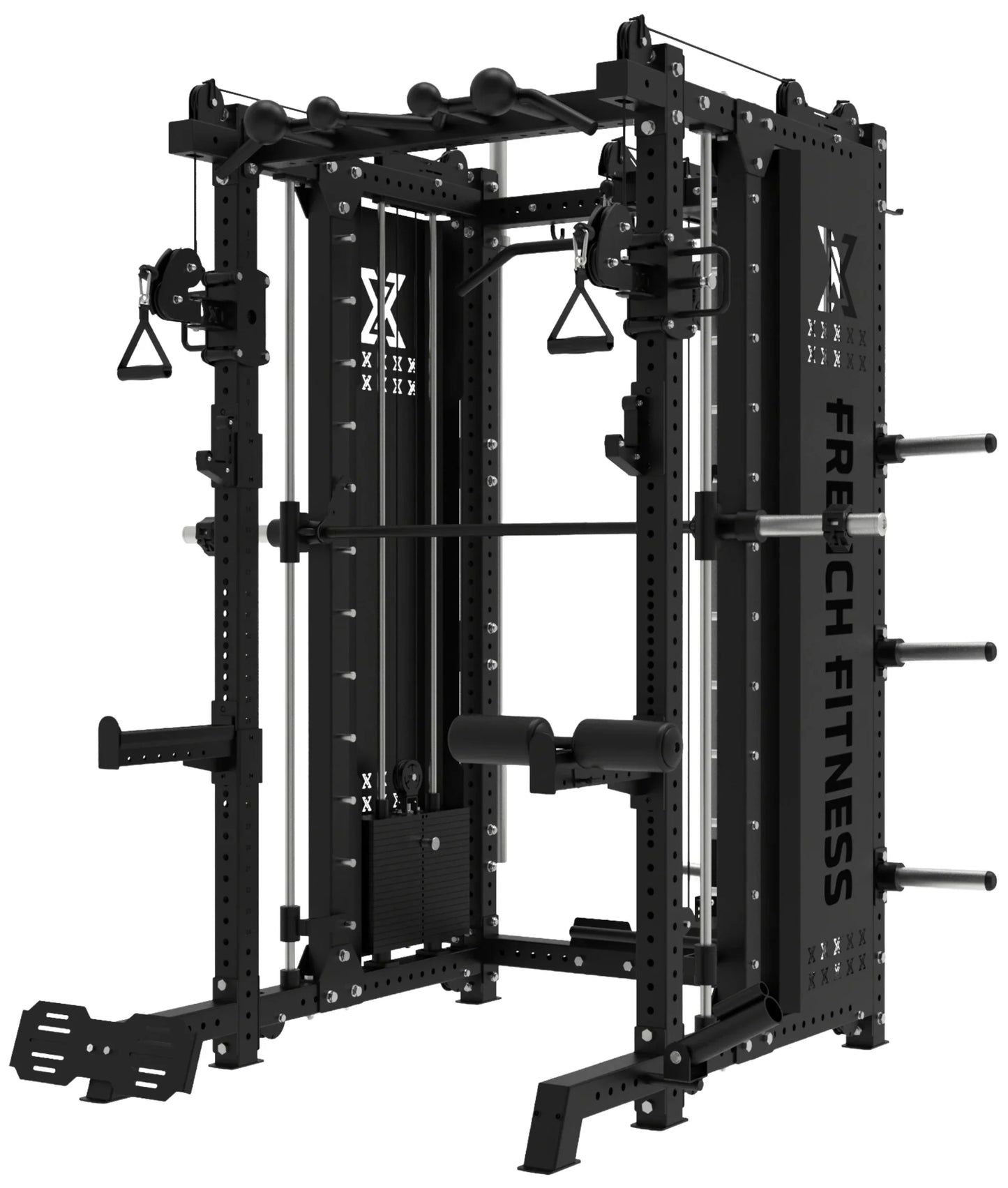 TEST French Fitness FSR100 Commercial Functional Smith Rack System TEST