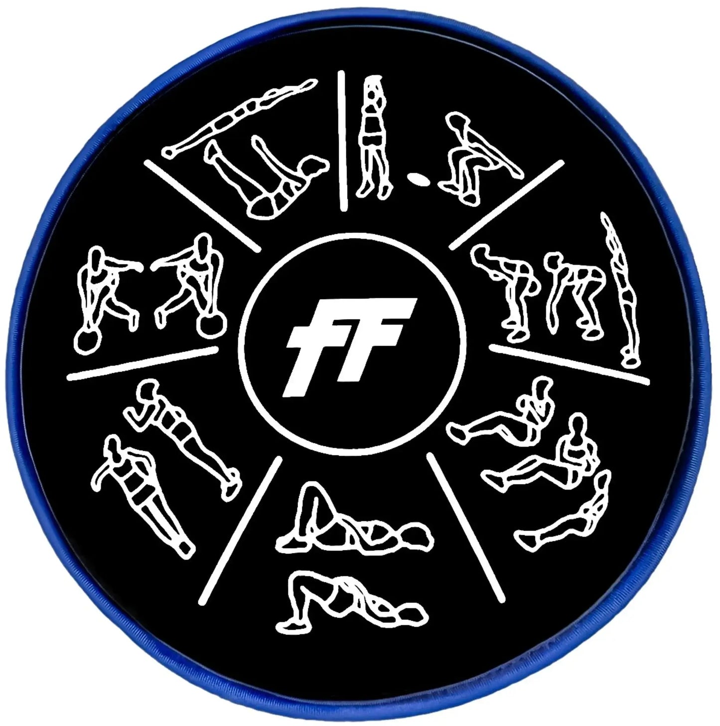 French Fitness - 10 lb Free Weight Sandbag Bell (New) - Side View