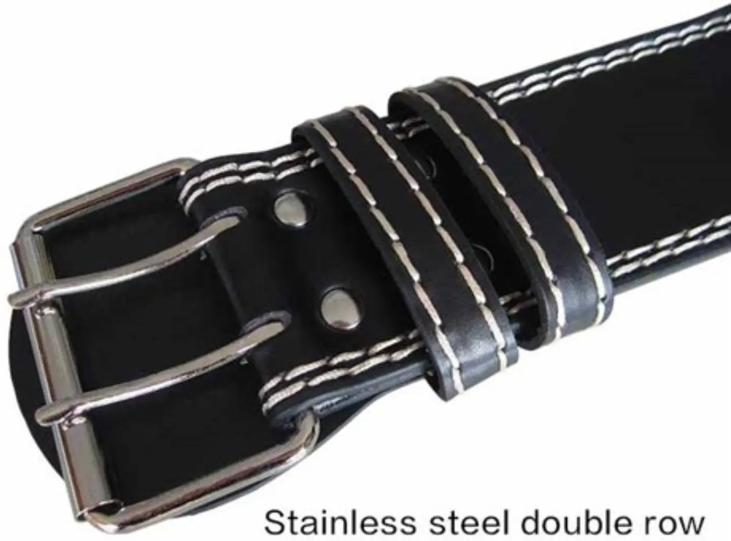 French Fitness Leather Weight Lifting Belt (New) Image 3