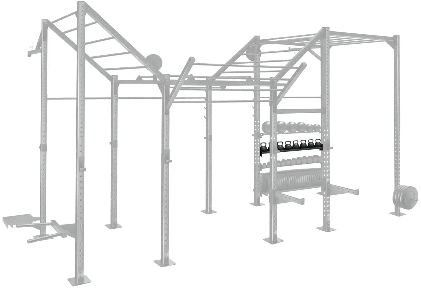 French Fitness Rack & Rig Junction Bar 71" Pull Up Bar V2 (New) Image 2