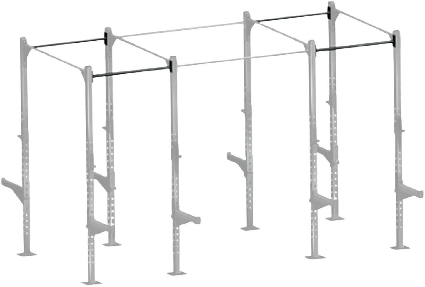 French Fitness 43" Rack & Rig Pull Up Bar (New) - Top View