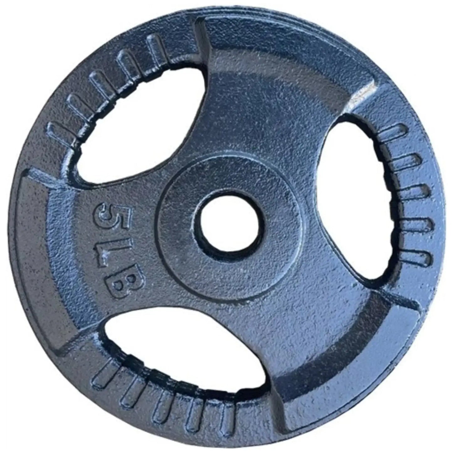 French Fitness Standard Cast Iron 1" Weight Plate Set 260 lbs (New) Image 6