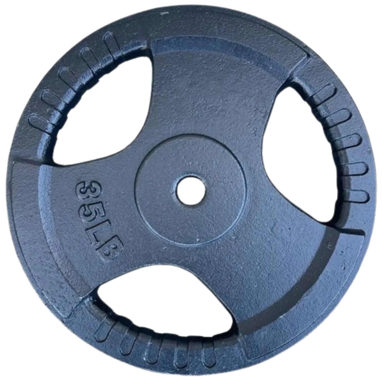 French Fitness Standard Cast Iron 1" Weight Plate 35 lbs (New) Image