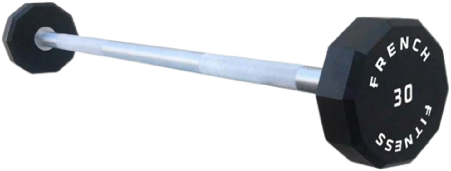 French Fitness Straight Urethane Barbell 30 lbs - Single (New) Image