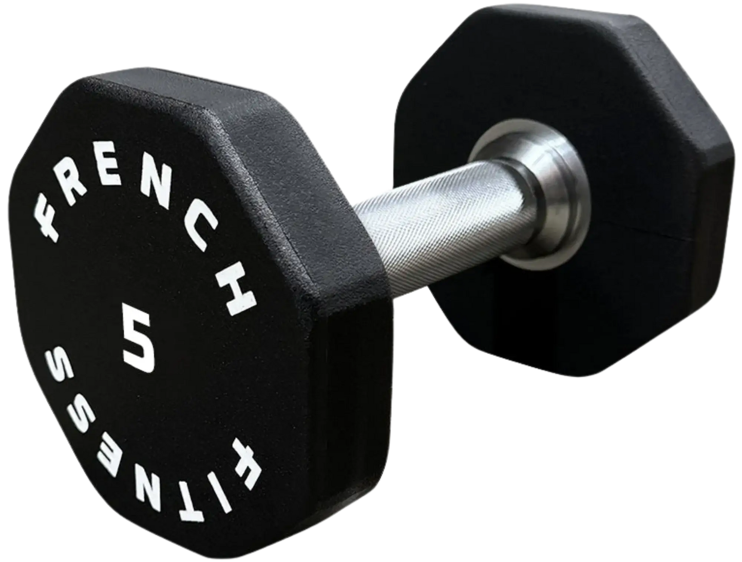 French Fitness Urethane 8 Sided Hex Dumbbell 5 lbs - Single (New) Image