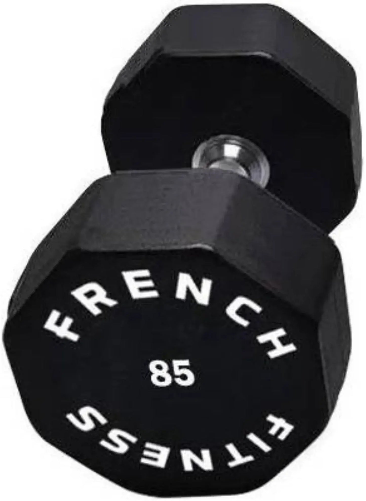French Fitness Urethane 8 Sided Hex Dumbbell 85 lbs - Single (New) Image 2