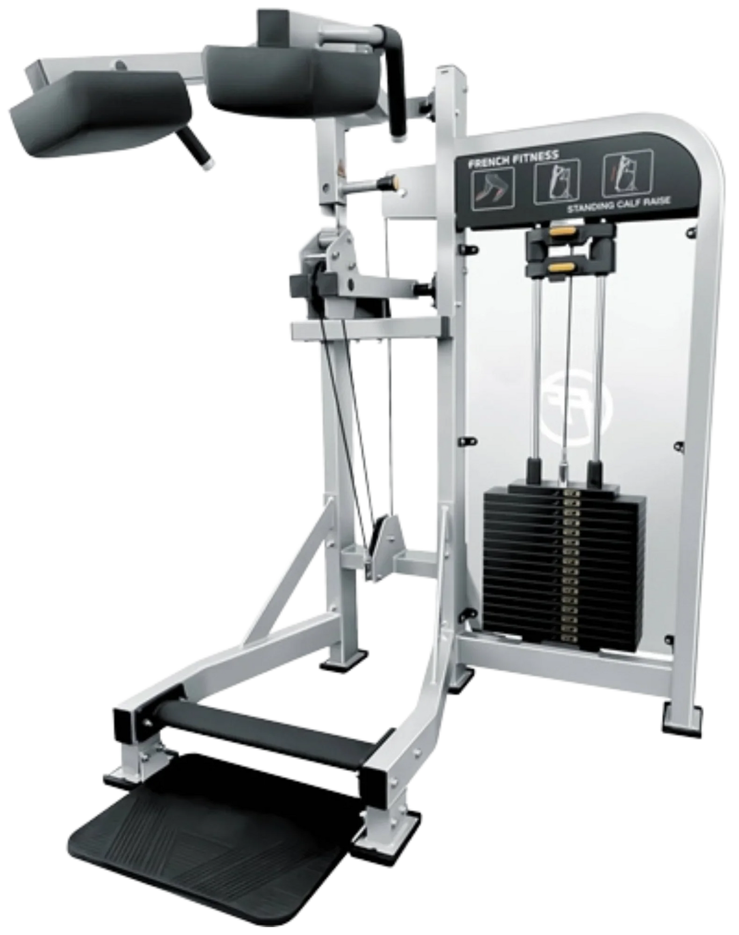 French Fitness Shasta Selectorized Standing Calf Raise (New) Image