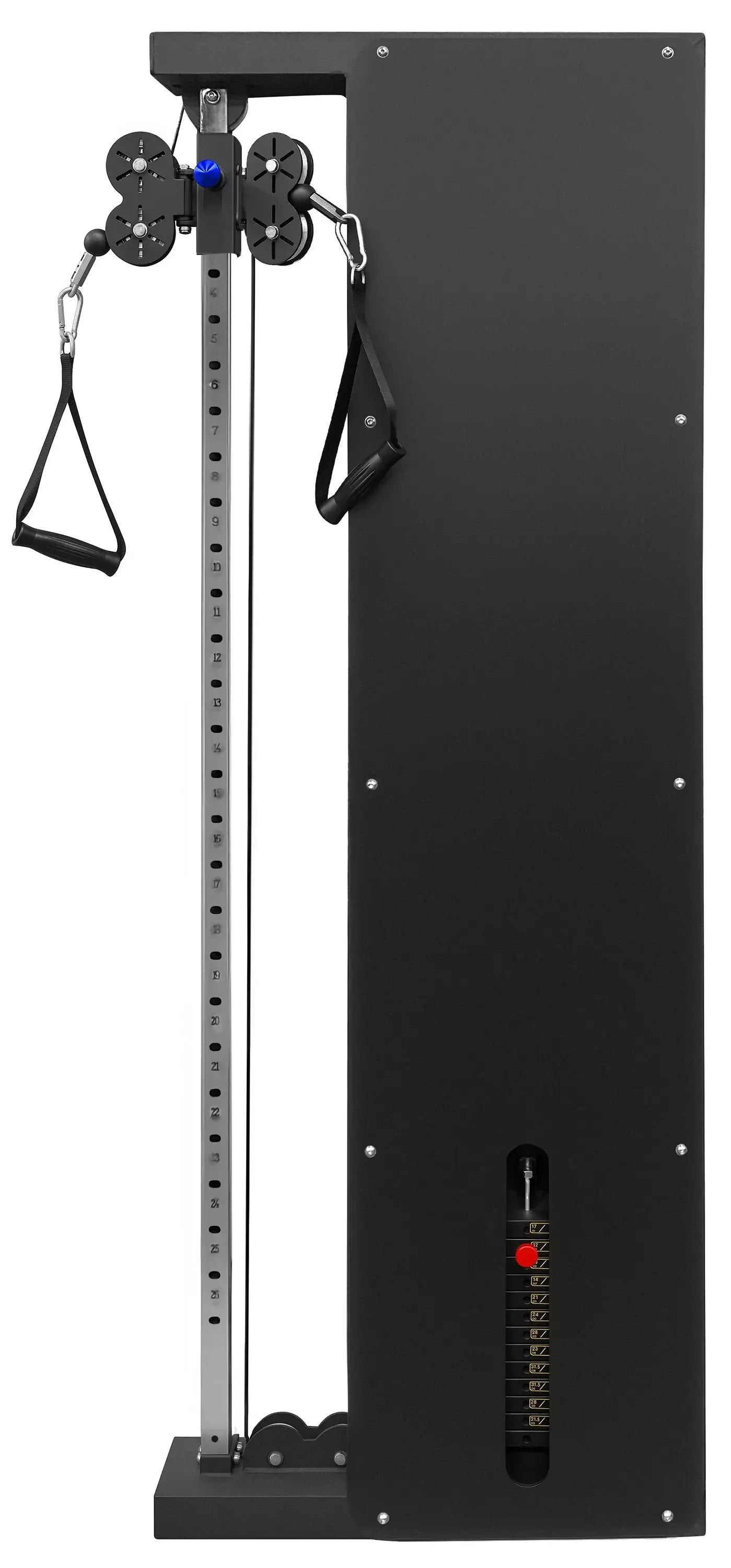 French Fitness Dual Pulley Wall Mounted Cable Column (New) Image 2