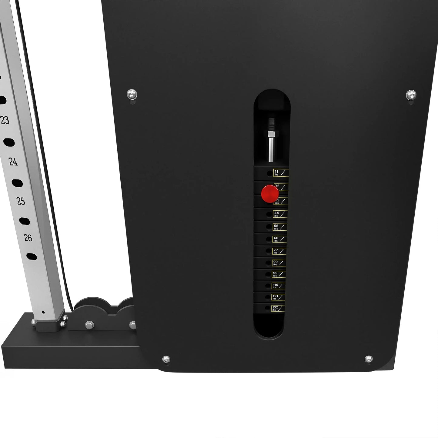 French Fitness Dual Pulley Wall Mounted Cable Column (New) Image 4