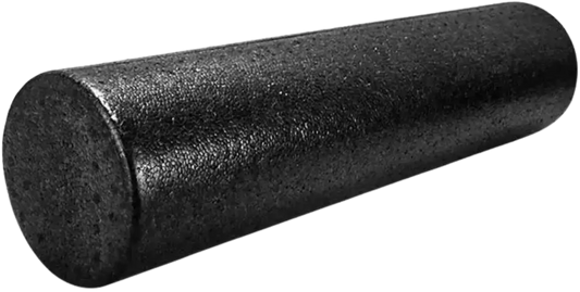 French Fitness - 18" Black Foam Roller (New) - Side View 