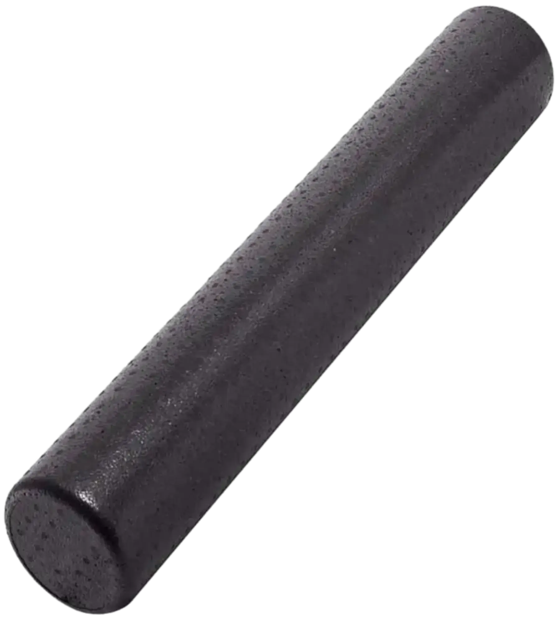 French Fitness 36" Black Foam Roller (New) - Angled View