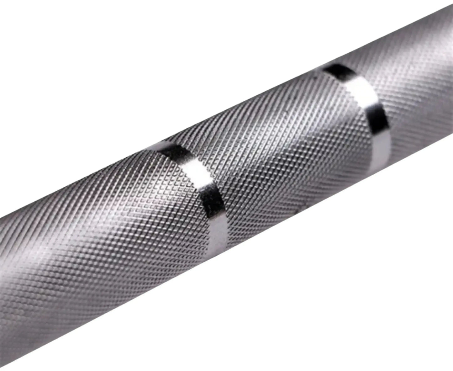 French Fitness 5' Chrome Olympic Bar - 26 Lbs (New) - Detailed View