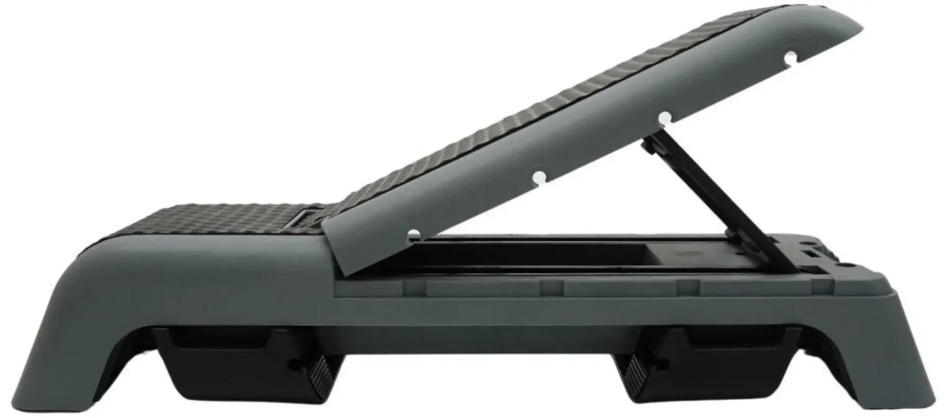 French Fitness - Aerobic Deck Multifunctional Adjustable Bench (New) - Side View