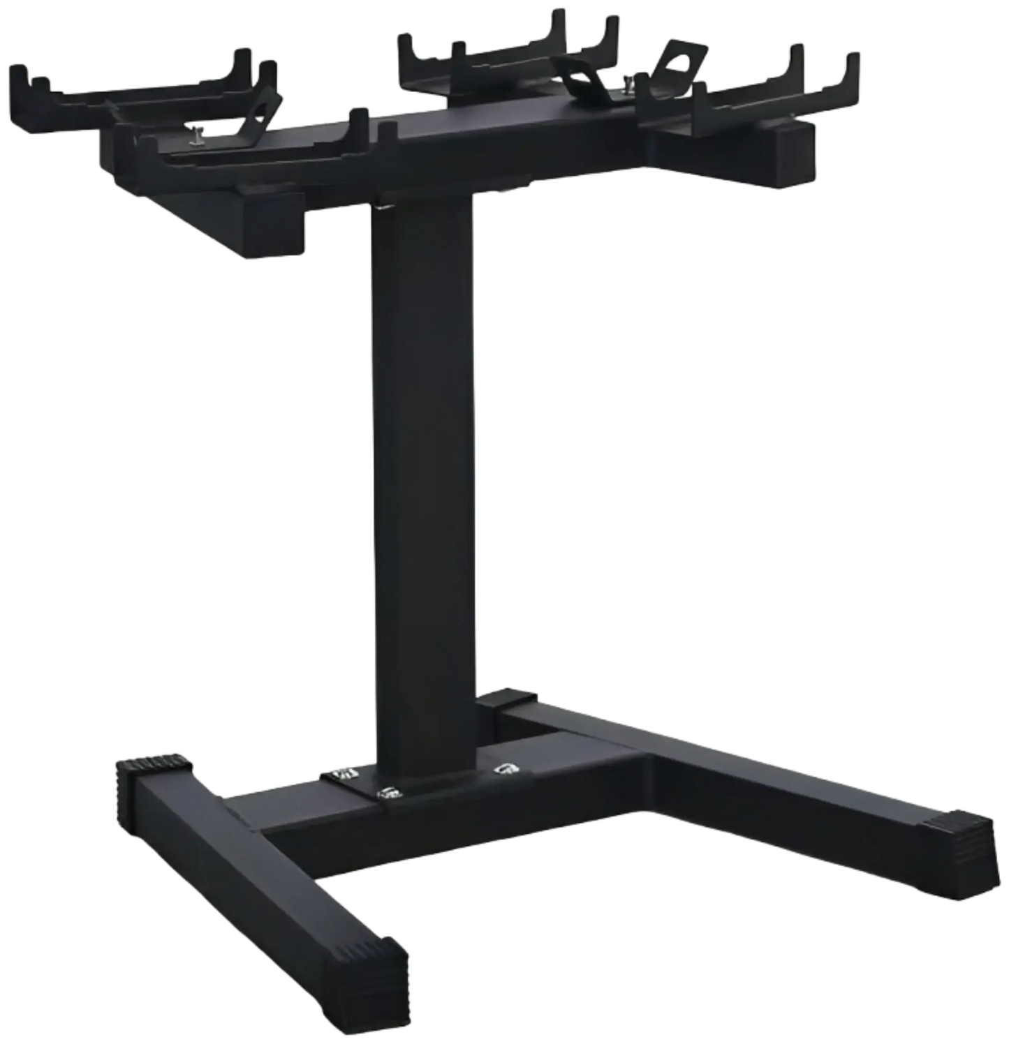 French Fitness - Adjustable Dumbbell Set Stand (New) - Angled View