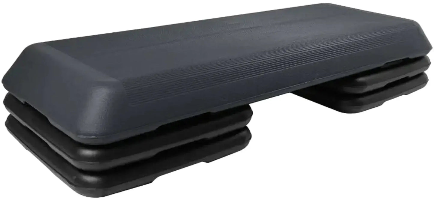 French Fitness - Aerobic Step w/ Adjustable Risers (New) - Angled View