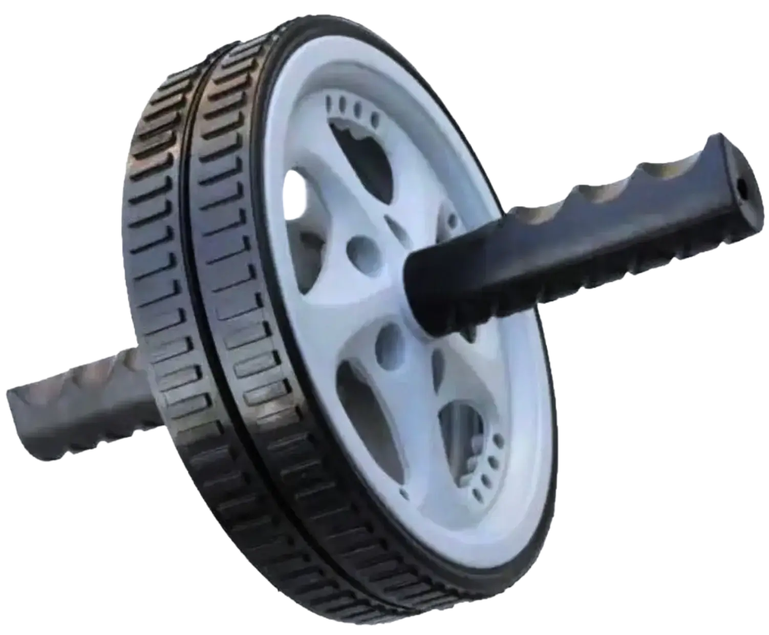 French Fitness - AW2 Ab Exercise Roller Wheel (New) - Angled View