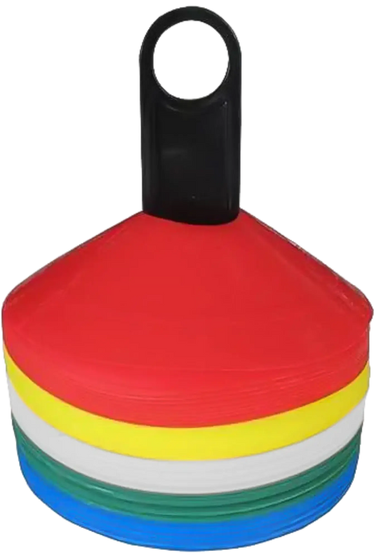 French Fitness - Agility Workout Cones w/Holder (New) - Front View