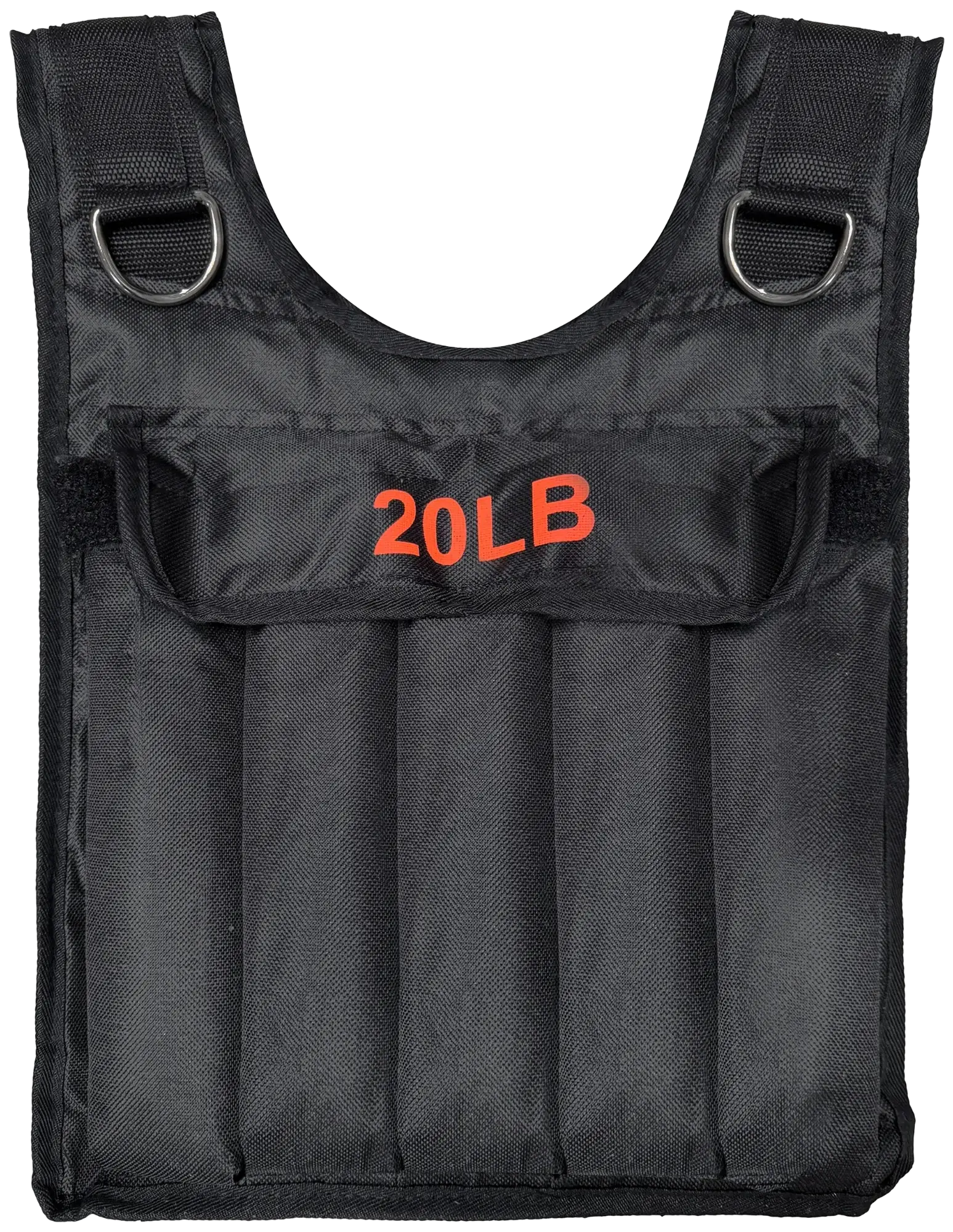 French Fitness - Adjustable Weighted Vest, 20 lbs (New) - Front View