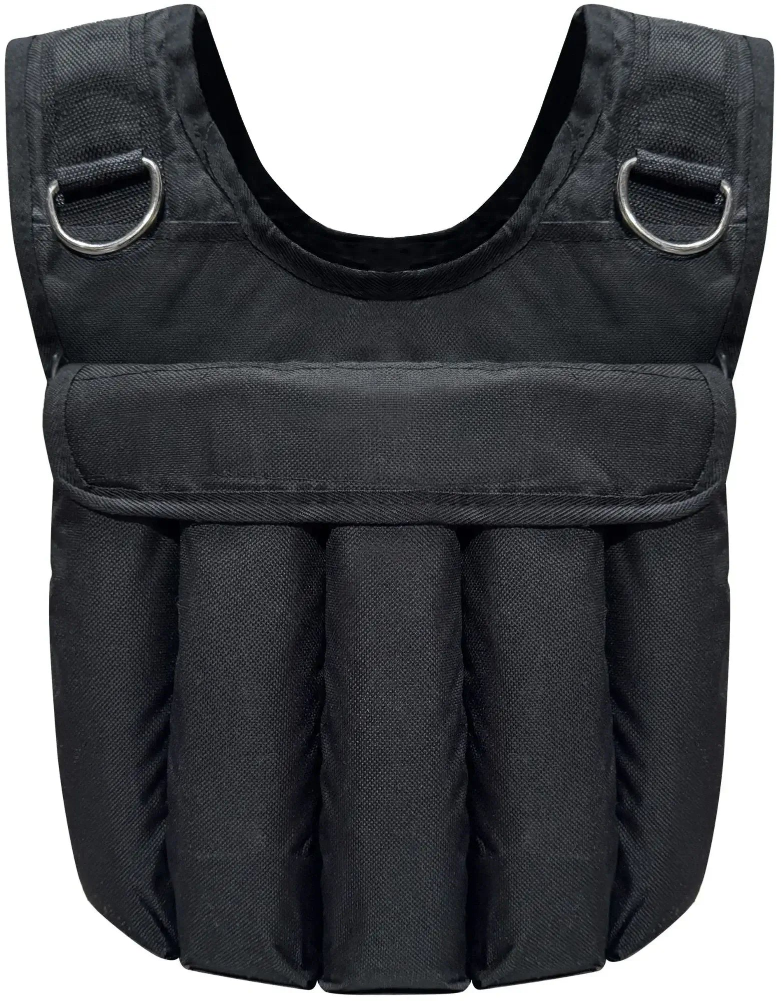 French Fitness - Adjustable Weighted Vest, 40 lbs (New) - Rear View
