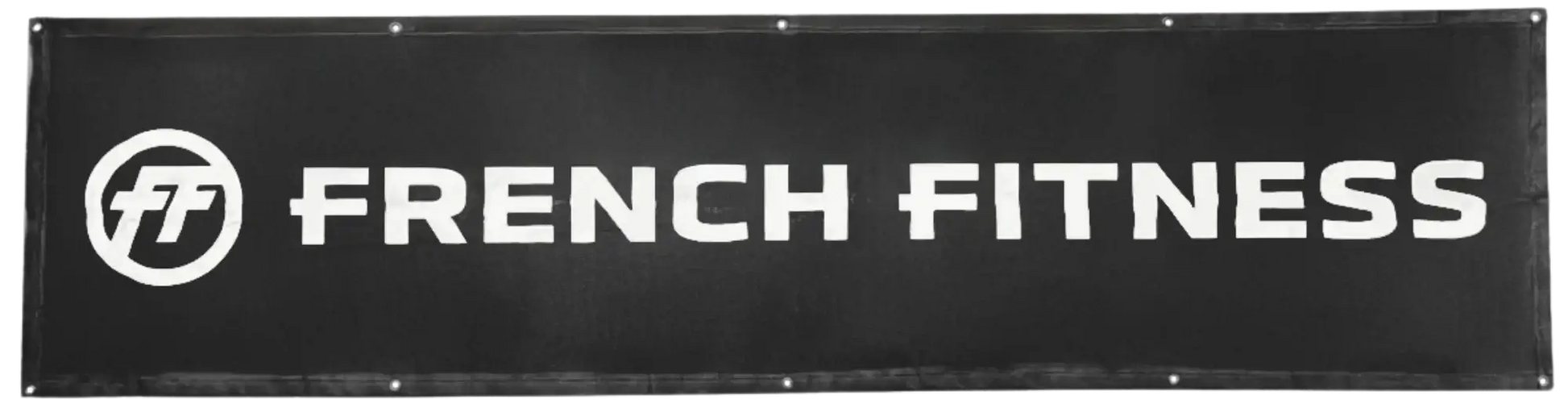 French Fitness Vinyl Mesh 24" x 96" Horizontal Banner (New) Image