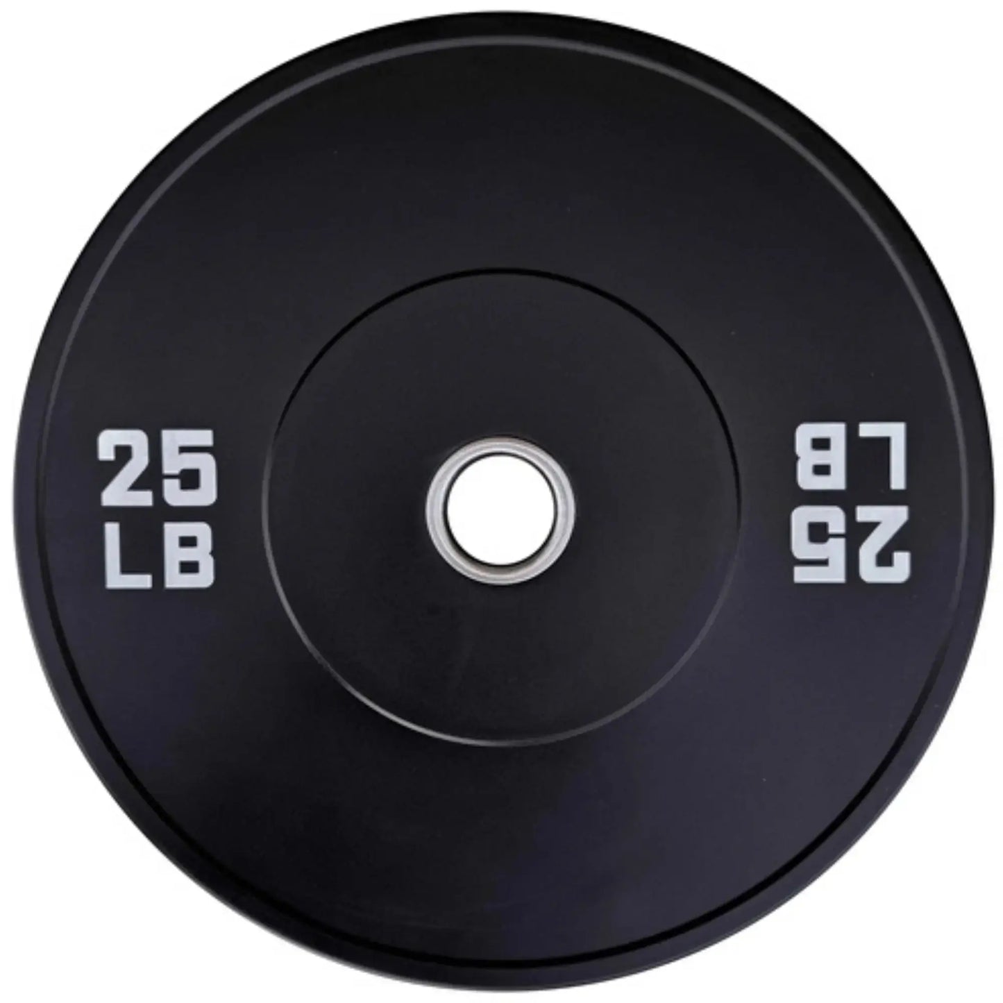 French Fitness Olympic Black Bumper Plate Set 680 lbs - Blank (New) Image 3