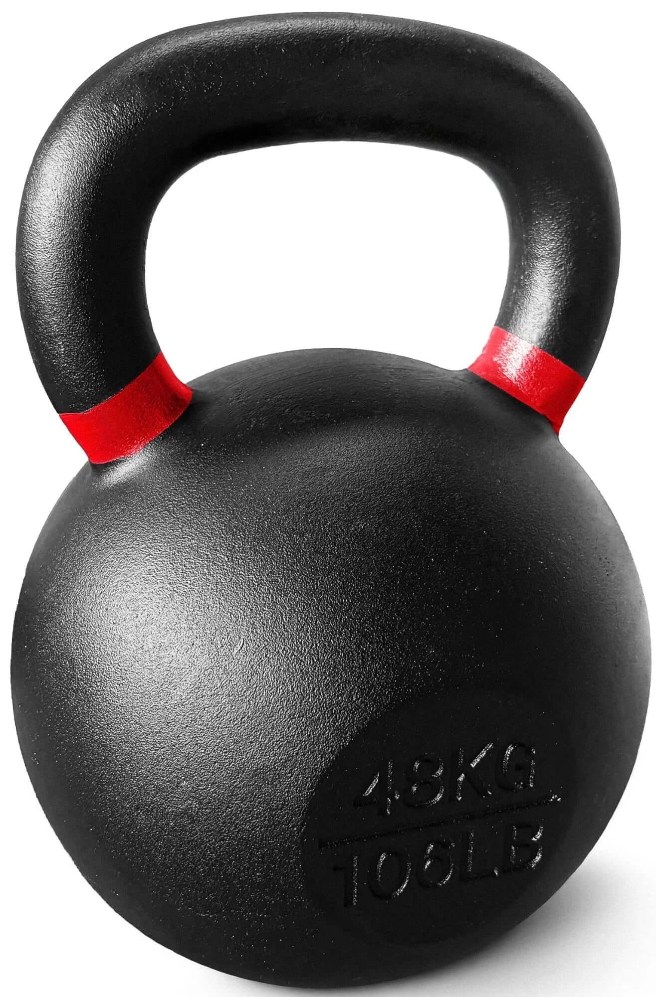 French Fitness - Cast Iron Kettlebell 106 lbs (New) - Angled View