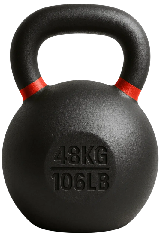 French Fitness - Cast Iron Kettlebell 106 lbs (New) - Front View