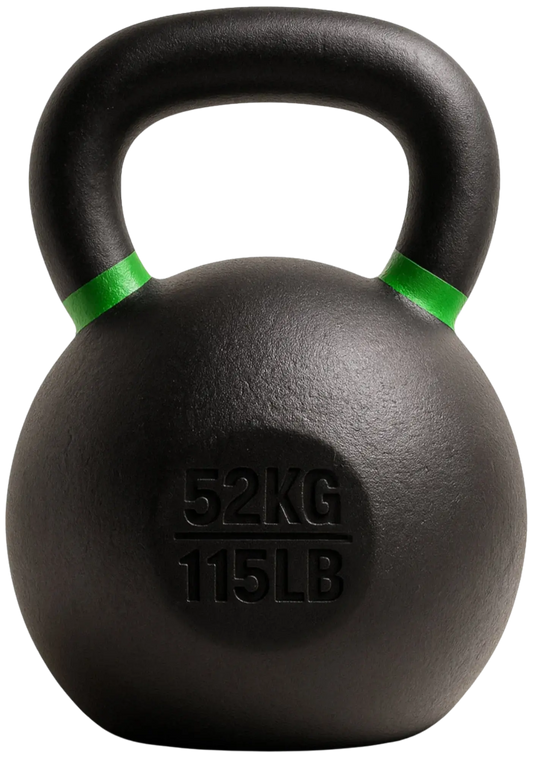 French Fitness - Cast Iron Kettlebell 115 lbs (New) - Front View