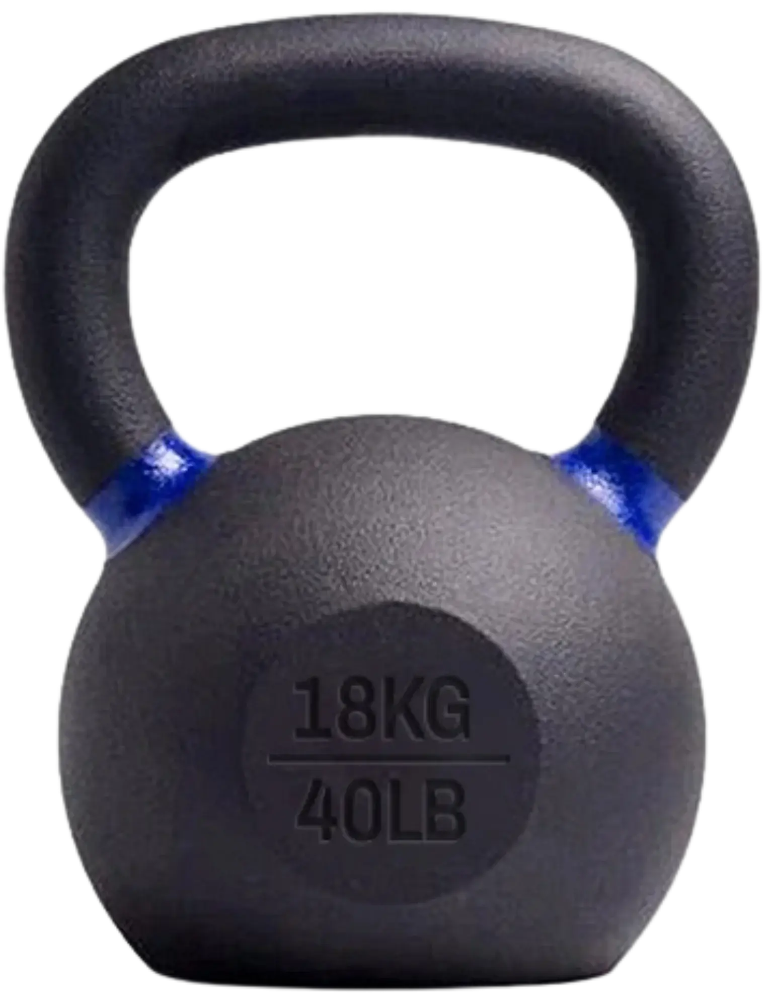 French Fitness - Cast Iron Kettlebell 40 lbs (New) - Front View