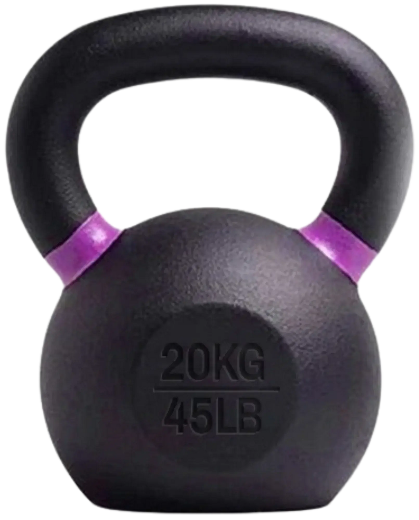 French Fitness - Cast Iron Kettlebell 45 lbs (New) - Front View