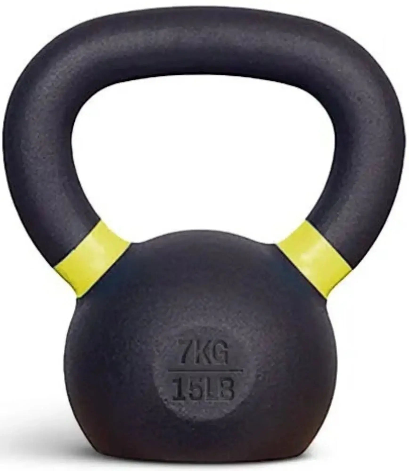 French Fitness - Cast Iron Kettlebell Set 5-50 lbs (New) - Front View