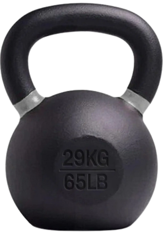 French Fitness - Cast Iron Kettlebell 65 lbs (New) - Front View
