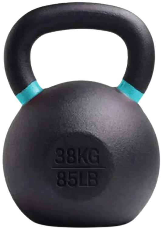 French Fitness - Cast Iron Kettlebell 85 lbs (New) - Front View