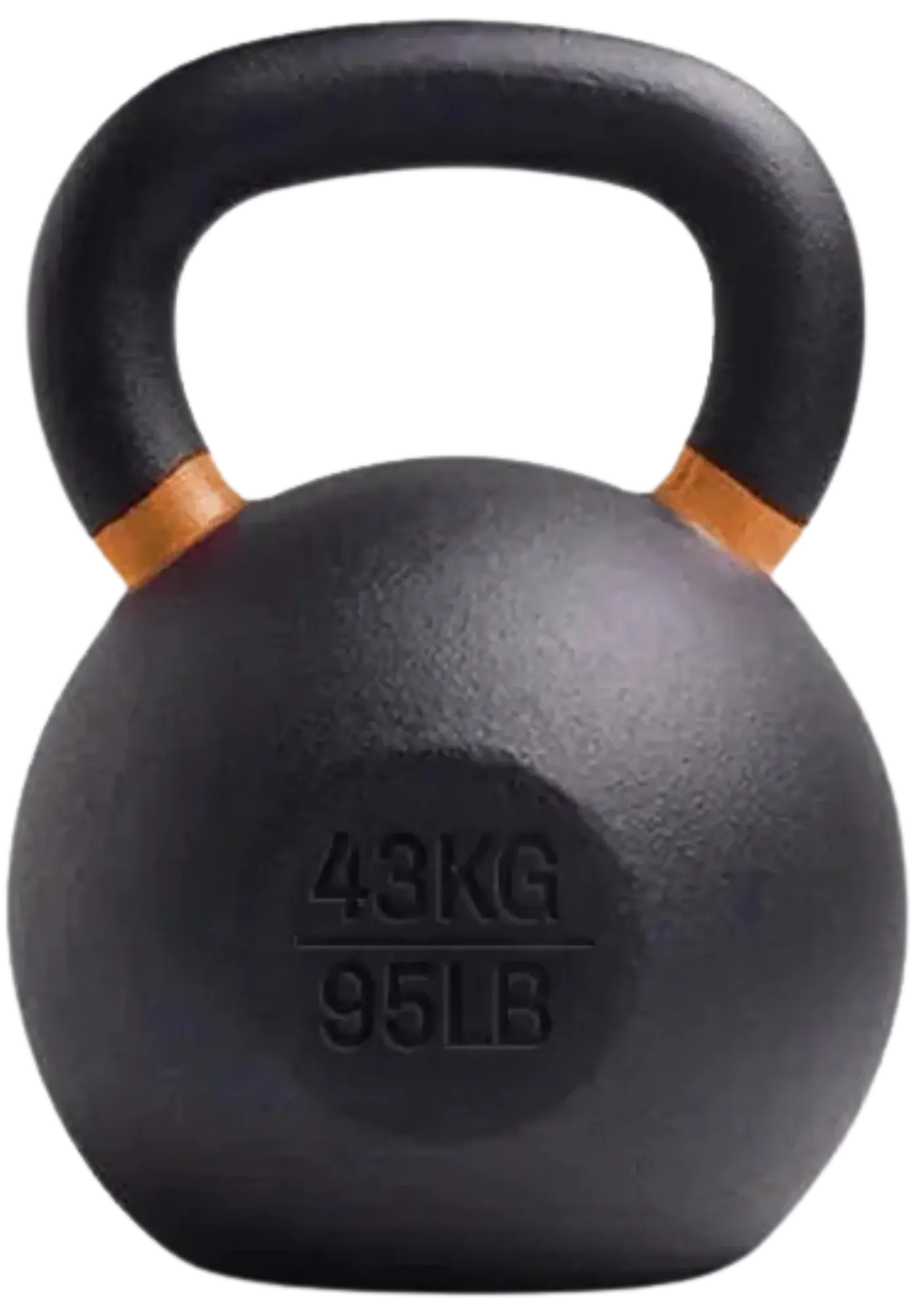 French Fitness - Cast Iron Kettlebell 95 lbs (New) - Front View