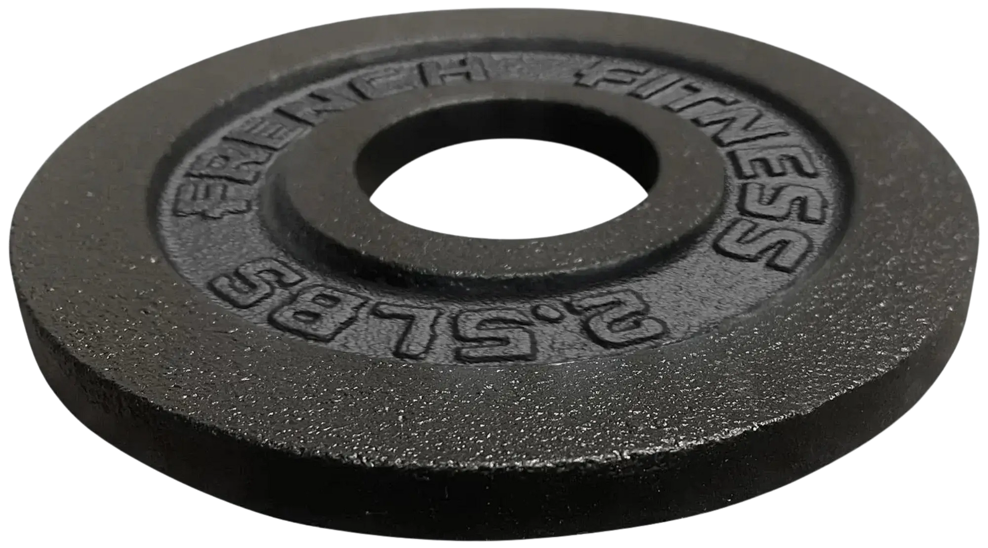 French Fitness - Cast Iron Olympic Weight Plate V1 2.5 lbs (New) - Front View