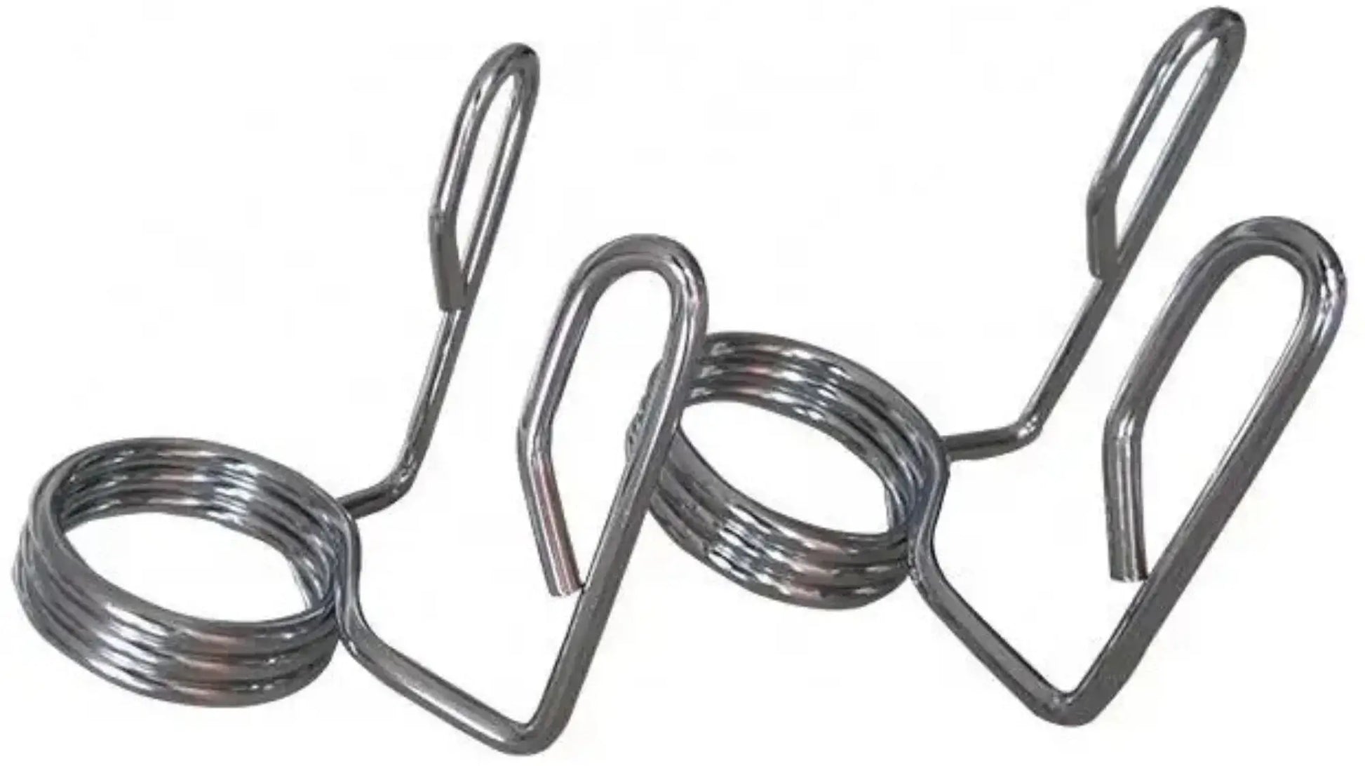 French Fitness - Cast Iron Olympic Weight Plate V1 Set w/7 ft Olympic Bar 395 lbs (New) - Side View