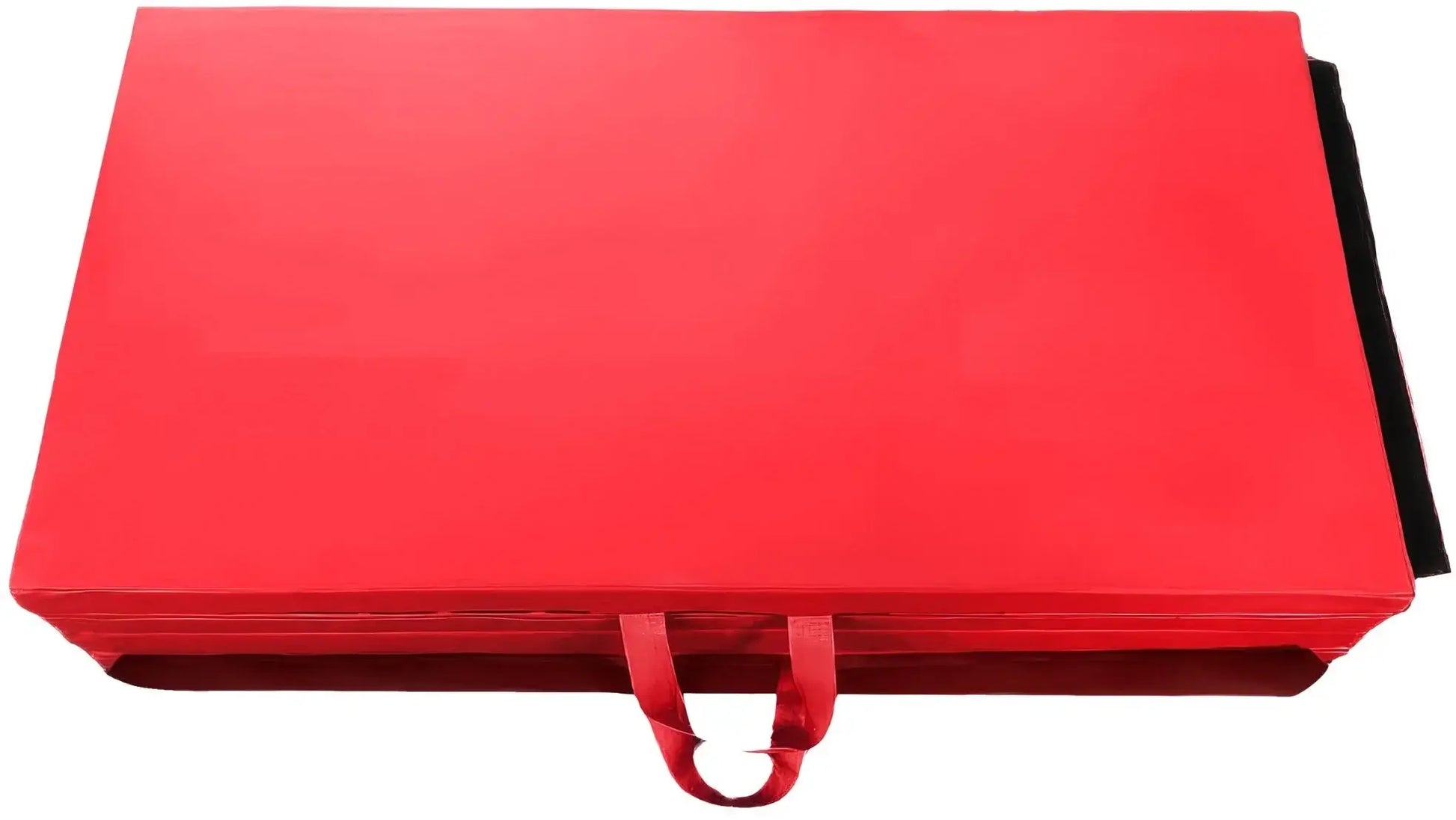 French Fitness - 8' x 6' x 2" Crash Mats - 3-Fold 4-Section Folding Gymnastics Mat (New) - Side View