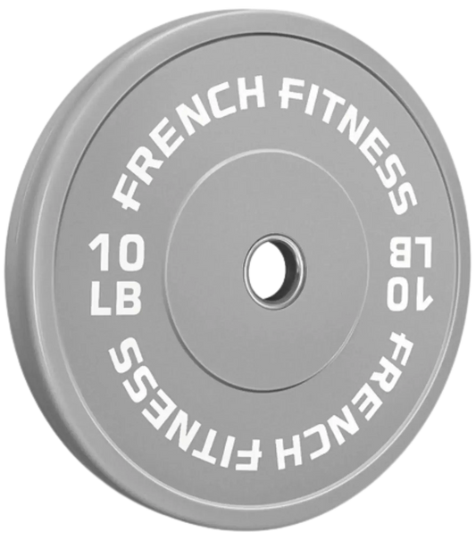 French Fitness Olympic Colored Bumper Plate 10 lbs (New) Image