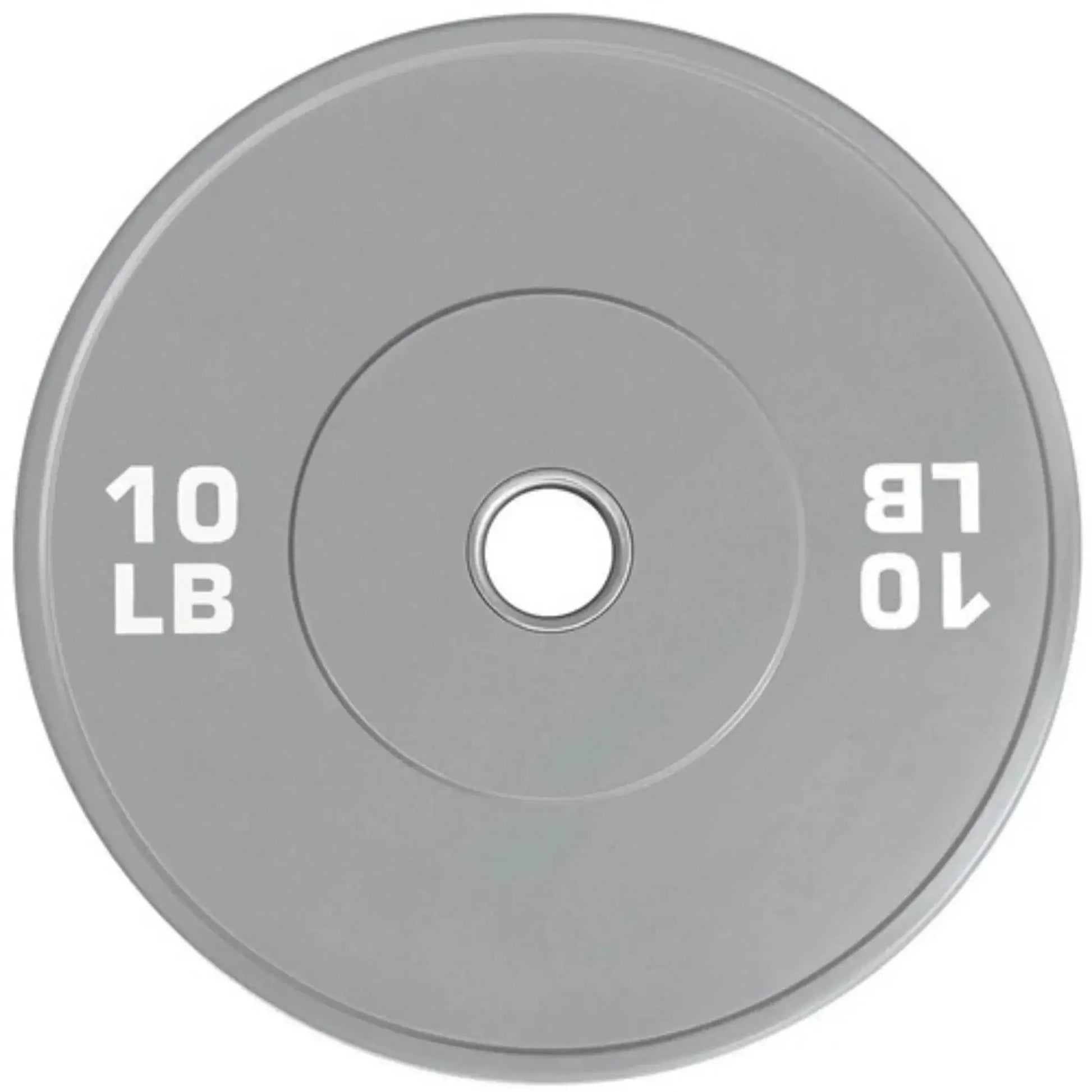 French Fitness Olympic Colored Bumper Plate 10 lbs - Blank (New) Image 2