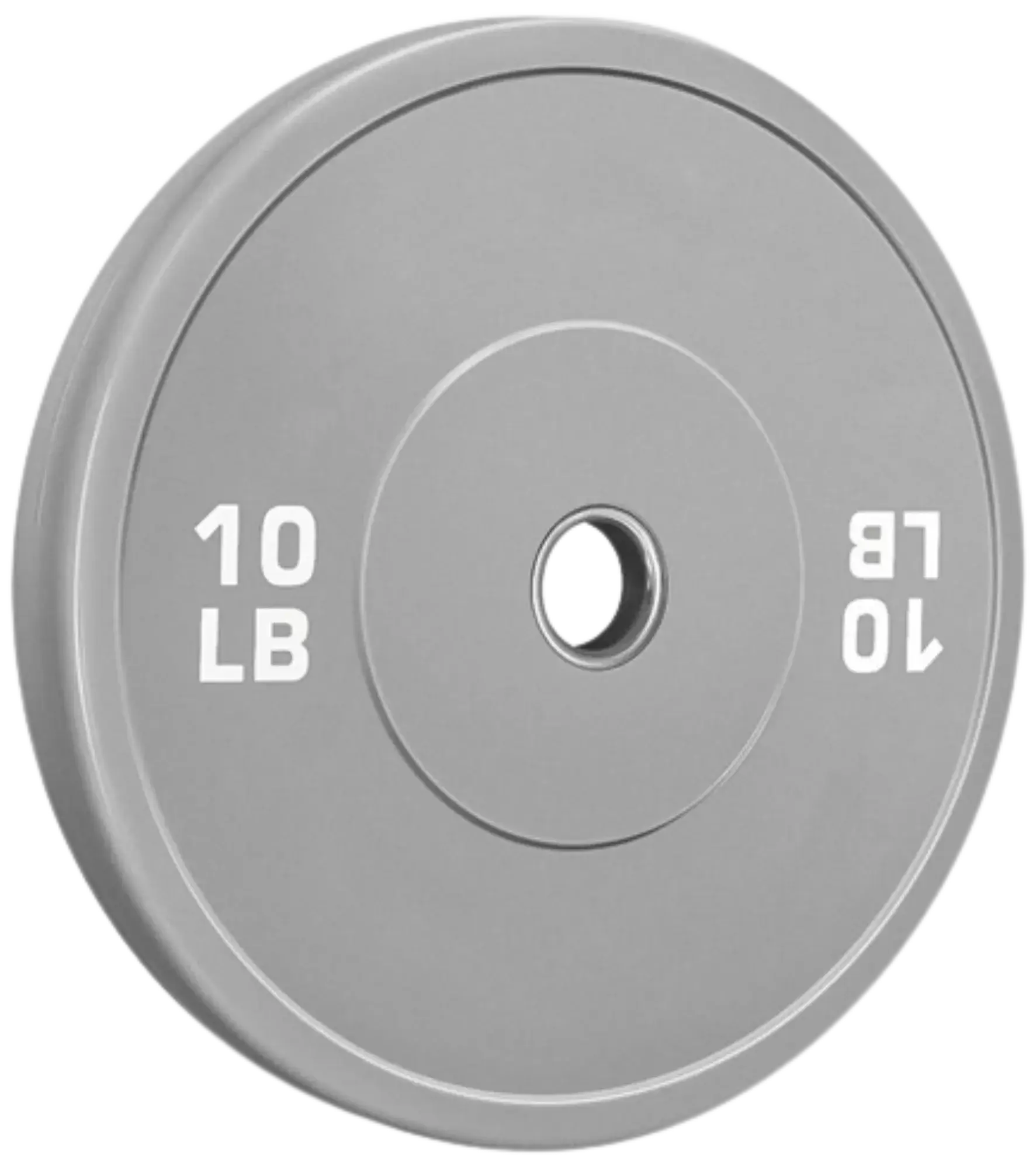 French Fitness Olympic Colored Bumper Plate 10 lbs - Blank (New) Image
