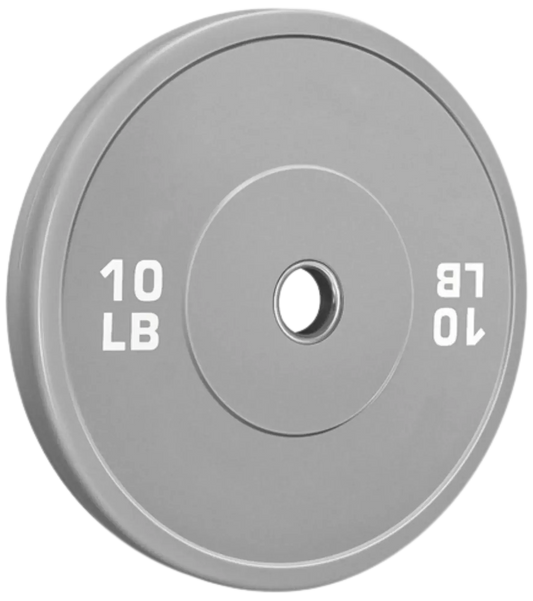 French Fitness Olympic Colored Bumper Plate 10 lbs - Blank (New) Image