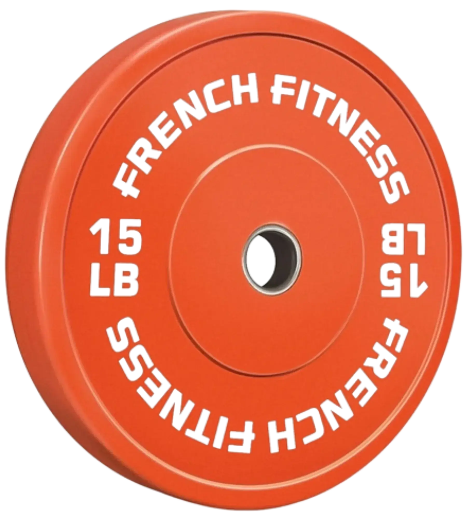 French Fitness Olympic Colored Bumper Plate 15 lbs (New) Image
