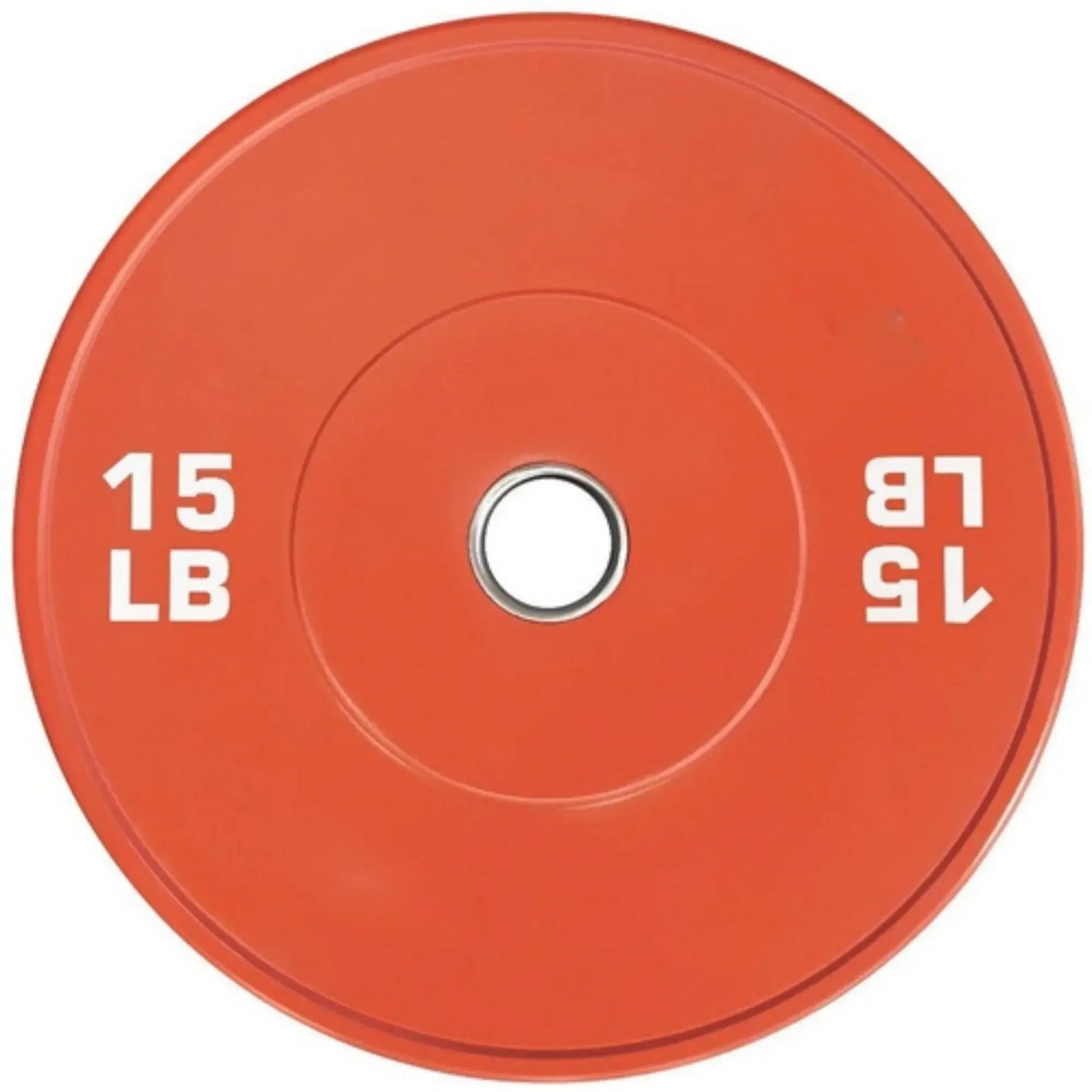 French Fitness Olympic Colored Bumper Plate 15 lbs - Blank (New) Image 2