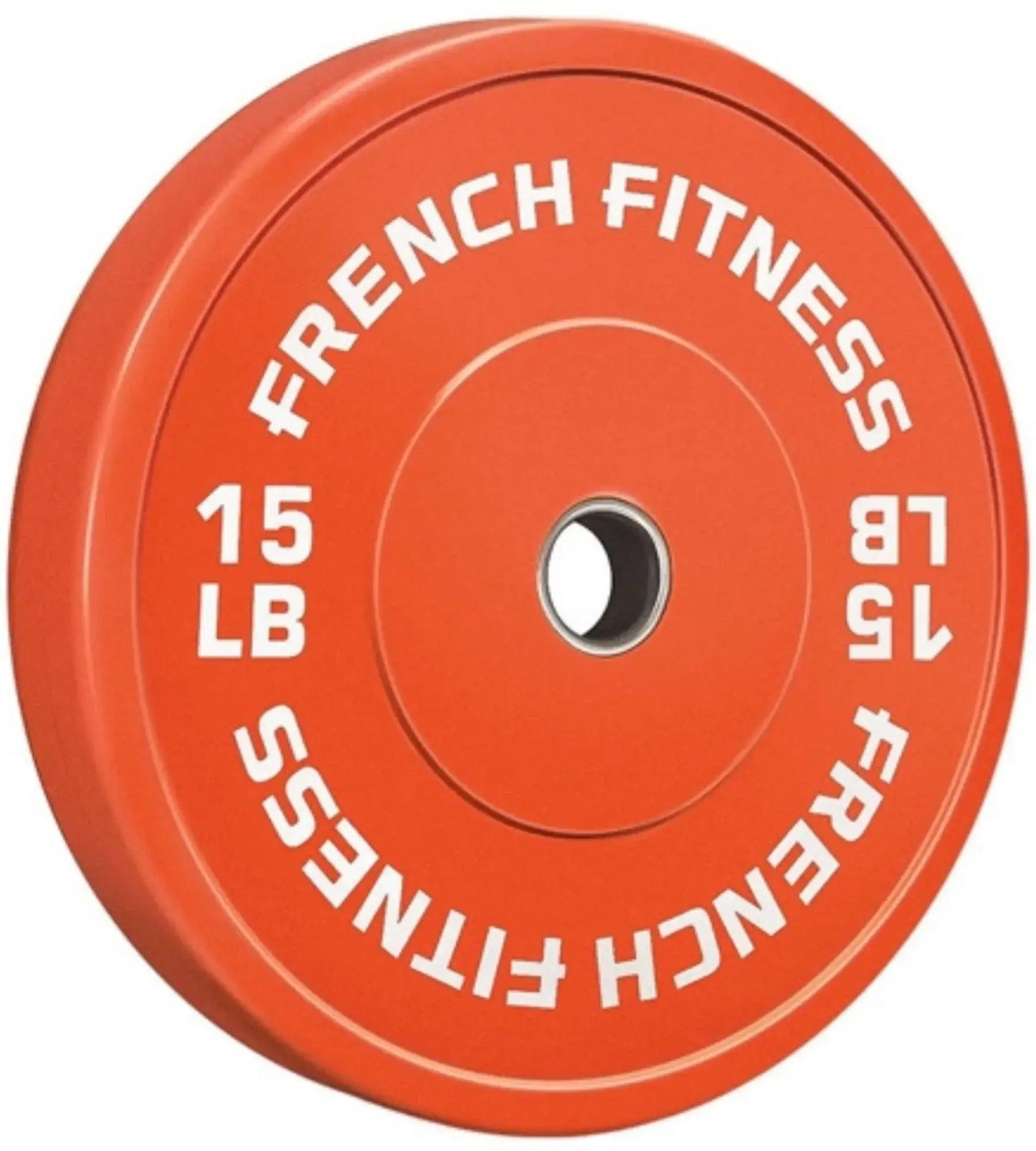 French Fitness Olympic Colored Bumper Plate Set 190 lbs (New) Image 4